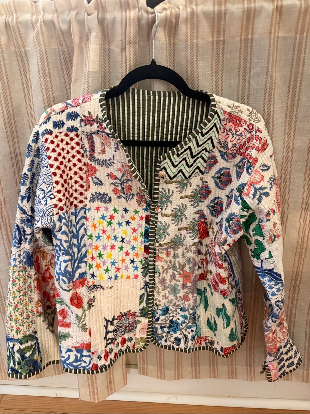 Handmade Quilted Jacket - Picture 4 of 5